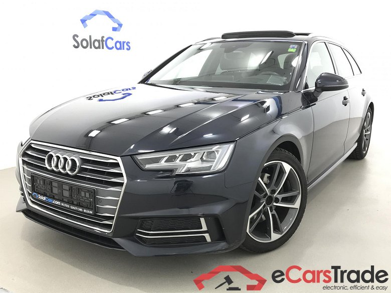 AUDI A4 2.0 TDI 150Hp S-Line Pano LED Virtual Navi Sport-Leather KeylessGo Head-Up PDC Klima ...