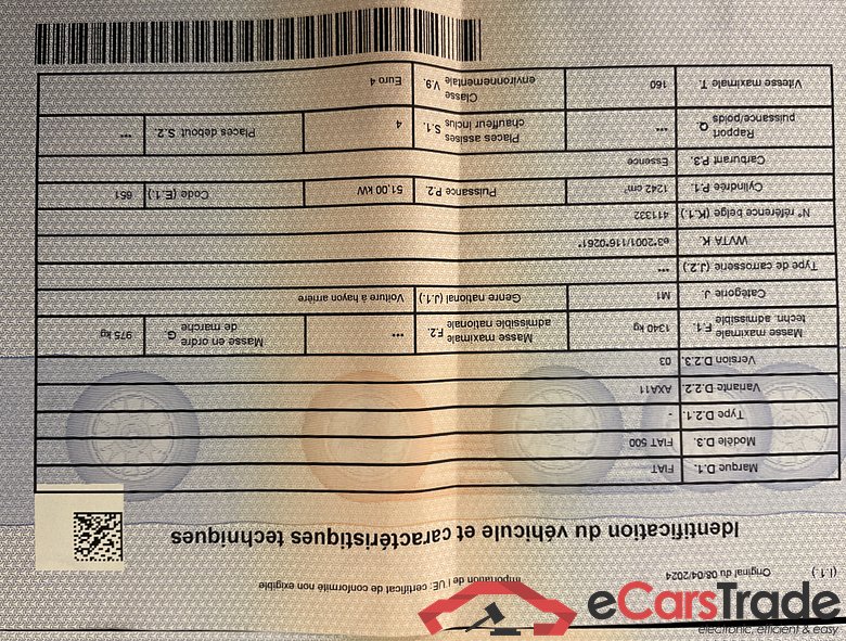 FIAT 500 1.2i Sport #3