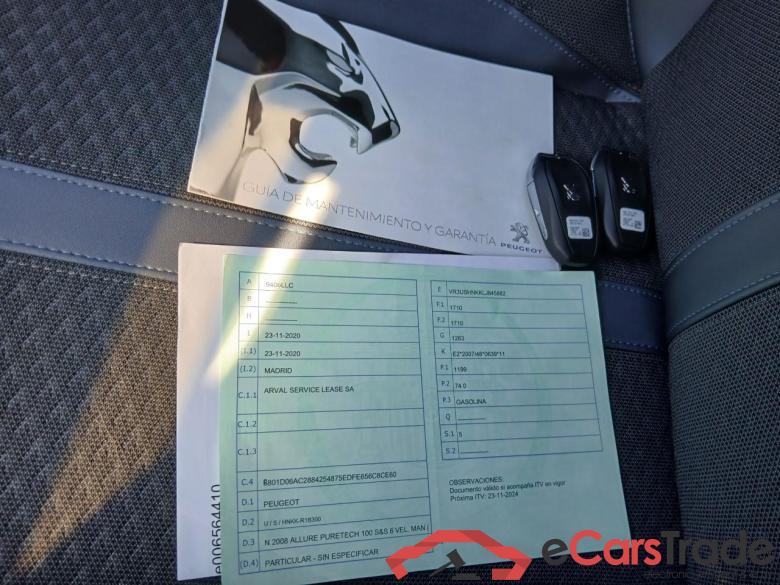 Peugeot Allure Puretech 100 S&S BVM6 (CX) 2008 Allure 1.2 PureTech 100CV MT6 E6d #5