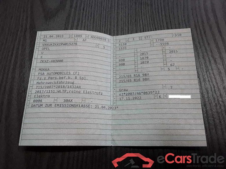 Opel Mokka e (2020->), e, Edition, 2020 - 2022 #3