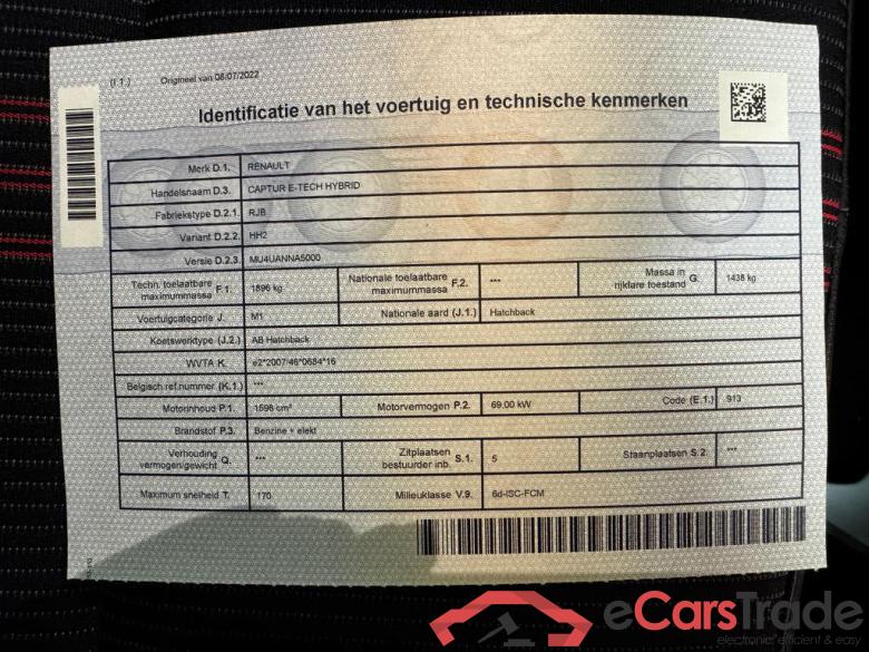 RENAULT Captur E-TECH (HEV) Captur E-TECH 1.6i HEV R.S.Line #6