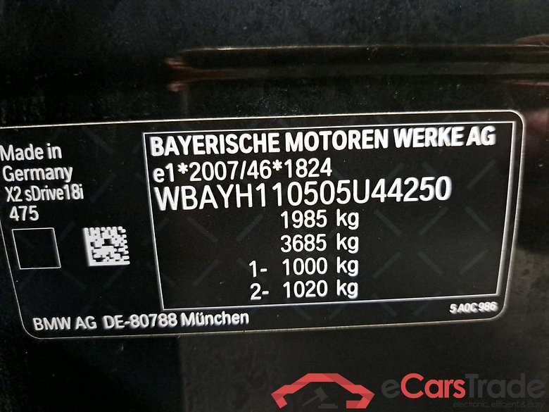 BMW - BMW X2 sDrive18i 136PK Business Edition Advantage With Business Pack  * PETROL * #6