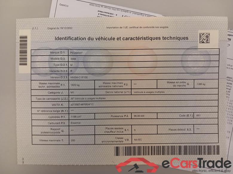 PEUGEOT 3008 1.2 PureTech GT Line (EU6.3) #5