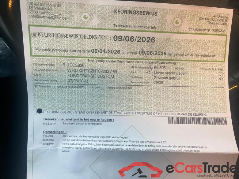 FORD Transit Custom 320L Fou Lwb Transit Custom 2.0 TDCi L2H1 Limited Multi S/S (EU6.2) #5