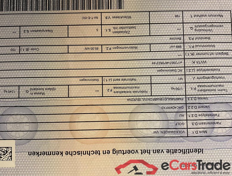 VOLKSWAGEN Golf VII Golf Last Edition 1.0 TSI 85 kW (115 ch) 6 vitesses manuel #5