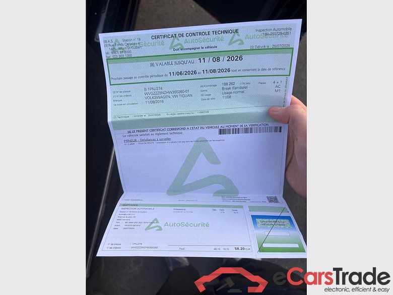 VOLKSWAGEN Tiguan Tiguan Highline 2.0 TDI SCR BMT 110 kW (150 ch) 6 vitesses manuel #5