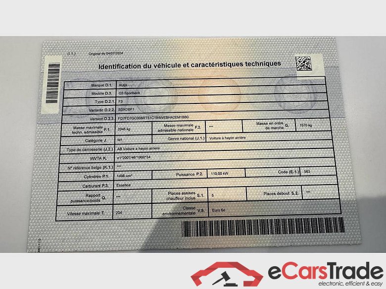 AUDI Q3 Sportback Audi Q3 Sportback Sport Edition S line 35 TFSI  110(150) kW(ch) S tronic #6