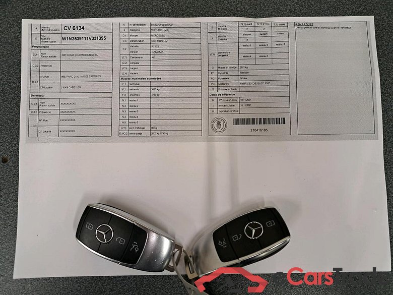 MERCEDES - MER GLC 300 de 306PK 4MATIC DCT Business Solution AMG & Plus Pack & Driver Assistance Plus & Multibeam LED & Burmester Sound  * HYBRID * #4