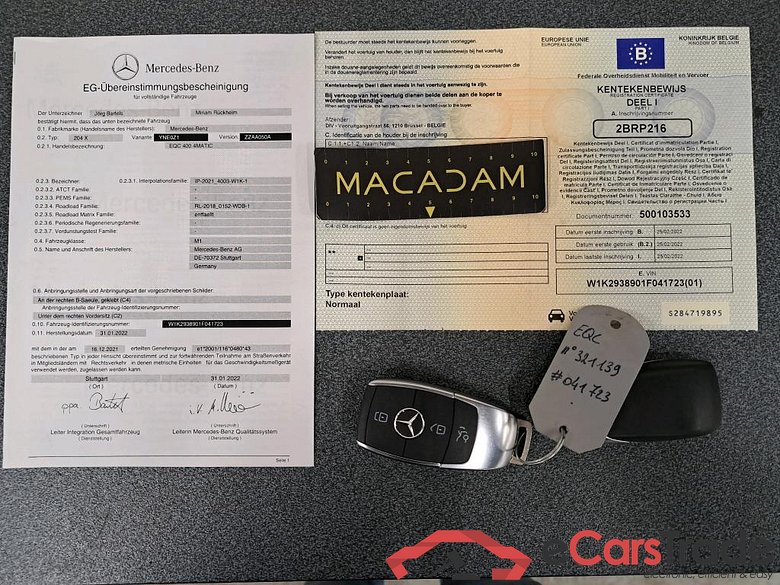 MERCEDES - MER EQC 400 408PK 4MATIC Business Solution AMG & Pack Business Solution Plus   * ELECTRIC * #4