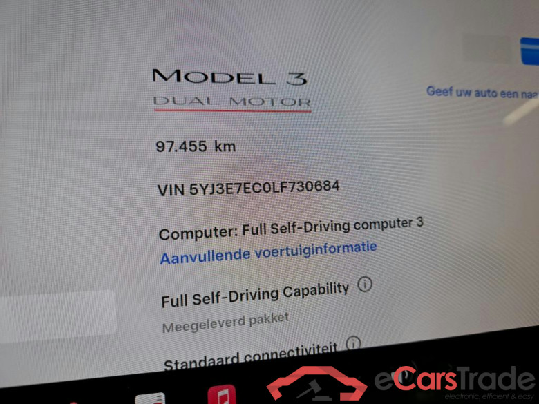 TESLA - TES MODEL 3 Performance Dual Motor AWD 490PK & Full Self Driving Capacity  * ELECTRIC * #5