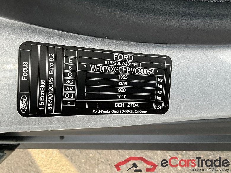 Focus Turnier Cool & Connect 1.5 EcoBlue 88KW MT6 E6d #5