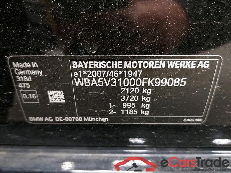 BMW - BMW 3 BERLINE 318dA 136PK Advantage Pack Business & Parking Assistant Pack #6
