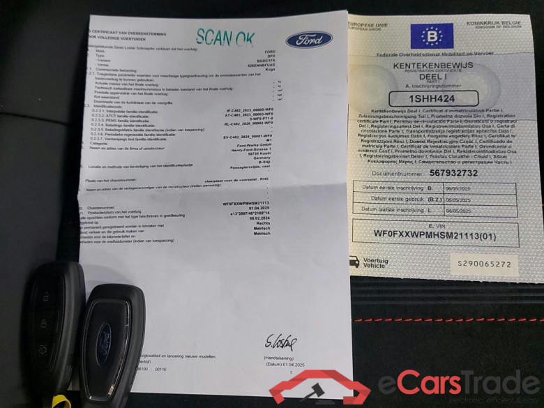 FORD - FOR KUGA 2.5i  FHEV 180PK ST-Line X With Climatic & Navigation & Electric Heated Seats & Cruise Control & 19 Inch & Foldable Towing Hook    *  HYBRID PETROL * #4
