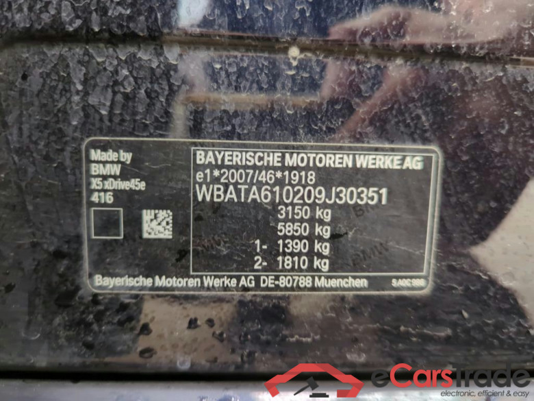 Baureihe X5 xDrive 45 e M Sport 3.0 290KW AT8 E6d #4