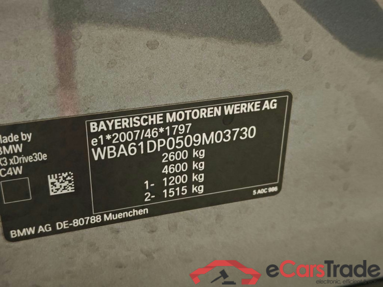BMW X3 xDrive30e 5d #6