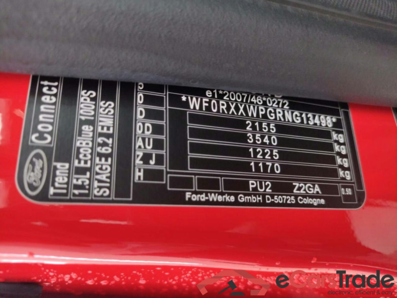 FORD Transit Connect 1.5 EcoBlue L1 Trend #5