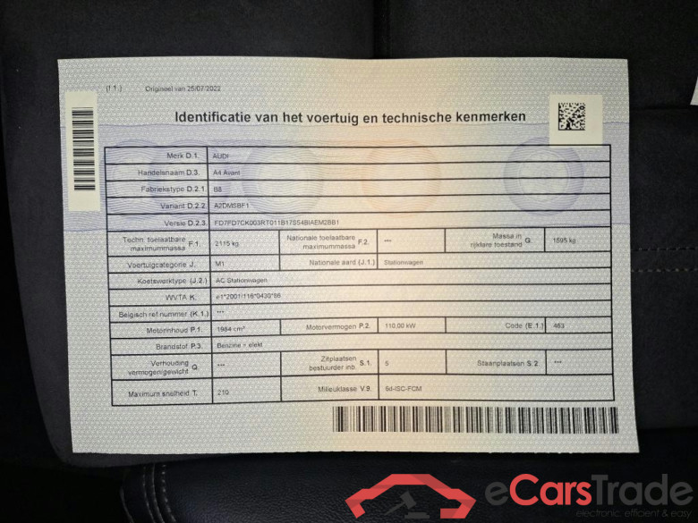 AUDI A4 AVANT 2.0 35 TFSI 110KW S TRONIC ADV BUSINESS #1