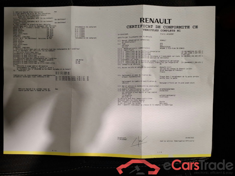RENAULT MEGANE BERLINE 1.6 E-TECH 160 PHEV TECHNO #2