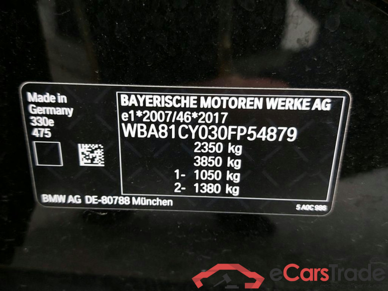 BMW - BMW 3 TOURING 330e 292PK M Sport & Entertainment Pack & Parking Assistant Pack  * HYBRID * #6