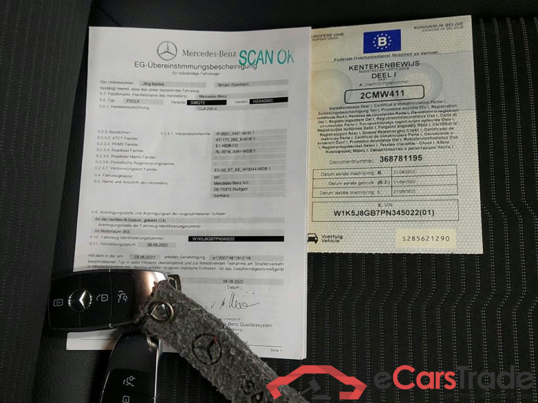 MERCEDES - MER CLA 250 e 218PK DCT Business Line & Smartphone Integration & Trailer Hook With ESP  * HYBRID * #4