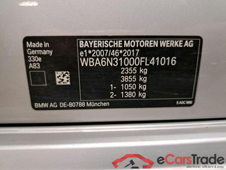 BMW - BMW 3 TOURING 330e 292PK Luxury Vernasca Heated Seats & LED & Accoustic Windows  * HYBRID * #6