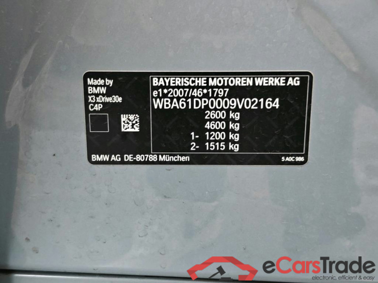 BMW X3 xDrive30e PHEV 292pk High Executive M Sport #3